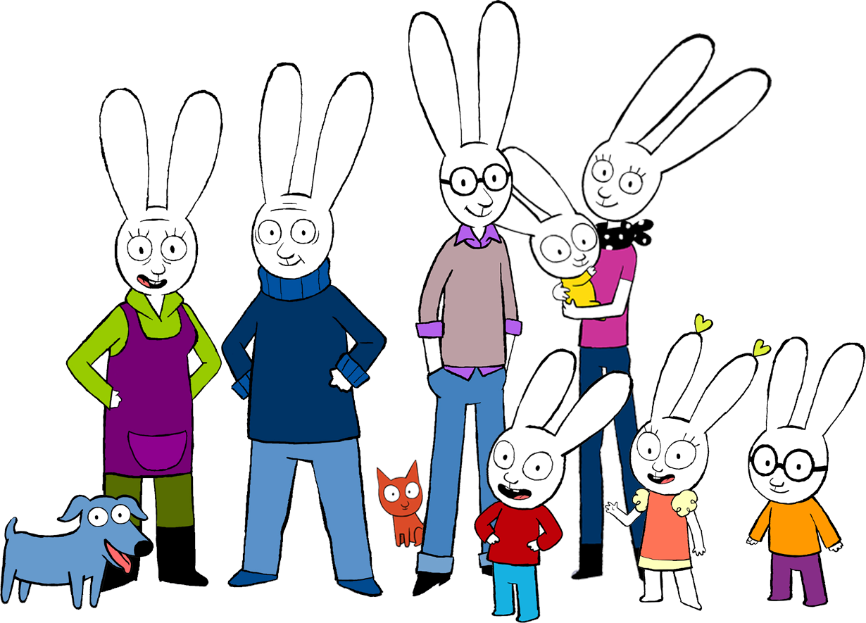 Characters - Simon Super Rabbit - Family and Friends